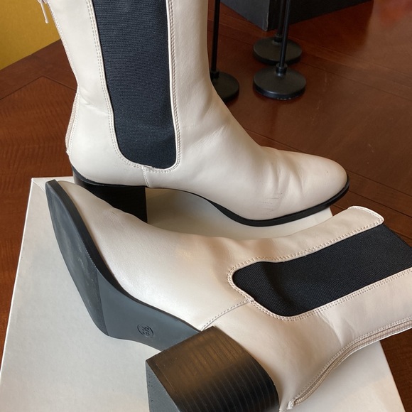 A New Day Cream and Black Booties - Picture 3 of 5